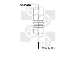 Supapa admisie BGA V165020 – FORD | AutoRival