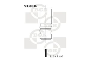 Supapa evacuare BGA V331034 – FORD | AutoRival