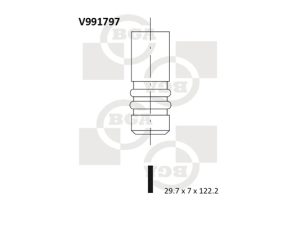 Supapa admisie BGA V991797 – FORD | AutoRival