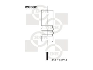 Supapa evacuare BGA V996001 – FORD | AutoRival