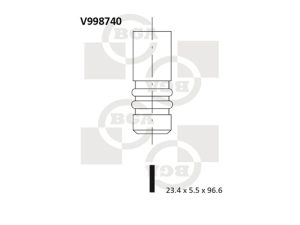 Supapa evacuare BGA V998740 – FORD | AutoRival