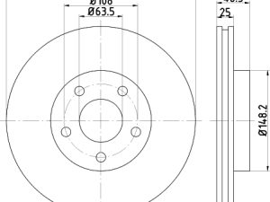 Disc frana DON PCD10322 – FORD | AutoRival