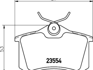 Set placute frana DON PCP1000 – FORD | AutoRival