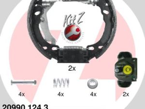 Set saboti frana ZIMMERMANN 20990.124.3 – FORD | AutoRival