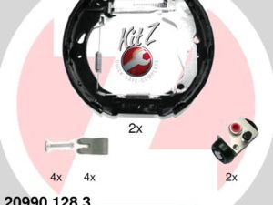 Set saboti frana ZIMMERMANN 20990.128.3 – FORD | AutoRival