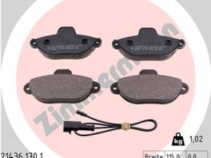 Set placute frana ZIMMERMANN 21436.170.1 – FORD | AutoRival