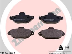Set placute frana ZIMMERMANN 21436.170.2 – FORD | AutoRival