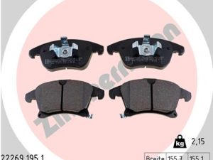 Set placute frana ZIMMERMANN 22269.195.1 – FORD | AutoRival