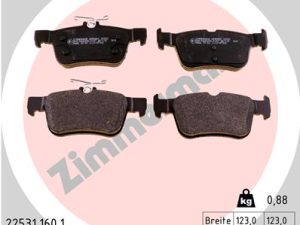 Set placute frana ZIMMERMANN 22531.160.1 – FORD | AutoRival