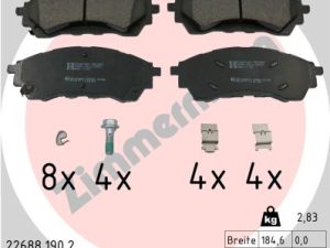 Set placute frana ZIMMERMANN 22688.190.2 – FORD | AutoRival