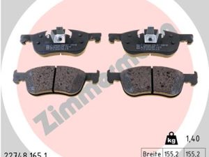 Set placute frana ZIMMERMANN 22748.165.1 – FORD | AutoRival