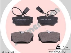 Set placute frana ZIMMERMANN 23446.165.1 – FORD | AutoRival