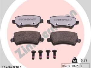 Set placute frana ZIMMERMANN 24496.970.1 – FORD | AutoRival