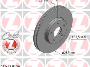 Disc frana ZIMMERMANN 250.1315.20 – FORD | AutoRival