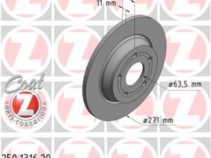 Disc frana ZIMMERMANN 250.1316.20 – FORD | AutoRival