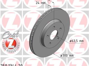 Disc frana ZIMMERMANN 250.1344.20 – FORD | AutoRival