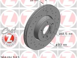 Disc frana ZIMMERMANN 250.1347.52 – FORD | AutoRival