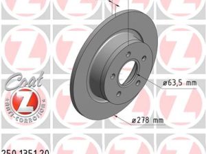 Disc frana ZIMMERMANN 250.1351.20 – FORD | AutoRival