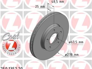 Disc frana ZIMMERMANN 250.1352.20 – FORD | AutoRival
