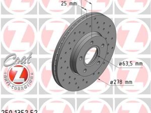 Disc frana ZIMMERMANN 250.1352.52 – FORD | AutoRival