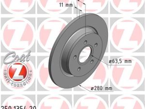 Disc frana ZIMMERMANN 250.1354.20 – FORD | AutoRival