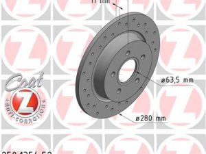 Disc frana ZIMMERMANN 250.1354.52 – FORD | AutoRival