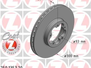 Disc frana ZIMMERMANN 250.1357.20 – FORD | AutoRival