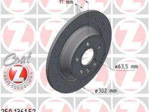 Disc frana ZIMMERMANN 250.1361.52 – FORD | AutoRival