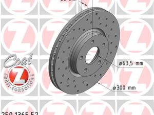 Disc frana ZIMMERMANN 250.1365.52 – FORD | AutoRival