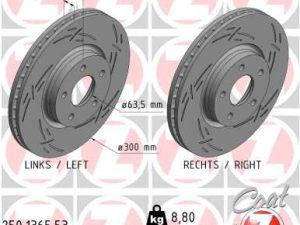 Disc frana ZIMMERMANN 250.1365.53 – FORD | AutoRival