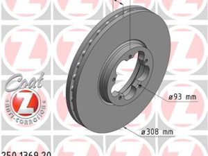 Disc frana ZIMMERMANN 250.1369.20 – FORD | AutoRival