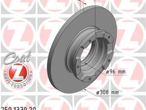Disc frana ZIMMERMANN 250.1370.20 – FORD | AutoRival