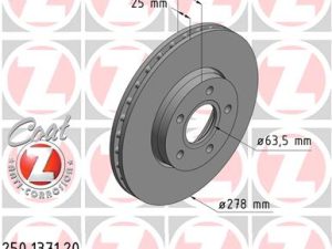 Disc frana ZIMMERMANN 250.1371.20 – FORD | AutoRival