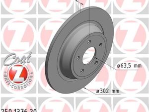 Disc frana ZIMMERMANN 250.1376.20 – FORD | AutoRival