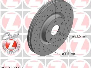 Disc frana ZIMMERMANN 250.1377.52 – FORD | AutoRival