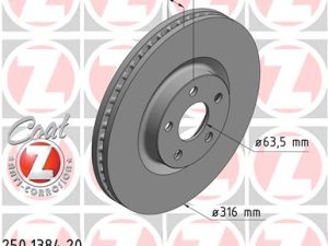 Disc frana ZIMMERMANN 250.1384.20 – FORD | AutoRival