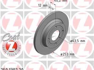 Disc frana ZIMMERMANN 250.1392.20 – FORD | AutoRival