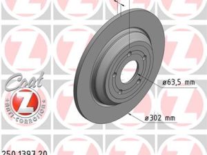 Disc frana ZIMMERMANN 250.1397.20 – FORD | AutoRival