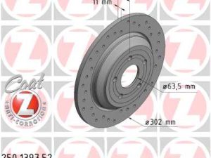 Disc frana ZIMMERMANN 250.1397.52 – FORD | AutoRival