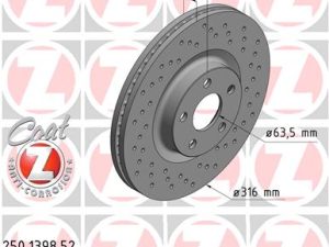 Disc frana ZIMMERMANN 250.1398.52 – FORD | AutoRival