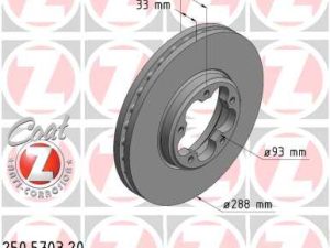 Disc frana ZIMMERMANN 250.5703.20 – FORD | AutoRival