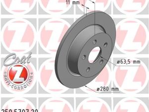 Disc frana ZIMMERMANN 250.5707.20 – FORD | AutoRival