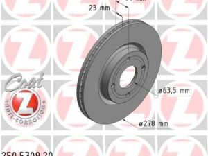 Disc frana ZIMMERMANN 250.5709.20 – FORD | AutoRival