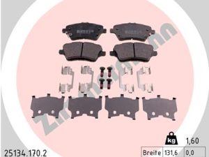 Set placute frana ZIMMERMANN 25134.170.2 – FORD | AutoRival