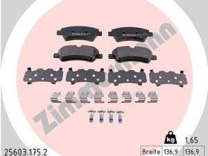 Set placute frana ZIMMERMANN 25603.175.2 – FORD | AutoRival