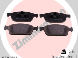 Set placute frana ZIMMERMANN 25736.180.1 – FORD | AutoRival