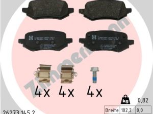 Set placute frana ZIMMERMANN 26273.145.2 – FORD | AutoRival