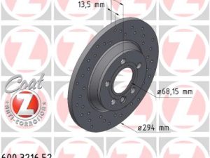 Disc frana ZIMMERMANN 600.3216.52 – FORD | AutoRival