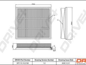 Filtru aer DRIVE DP1110.10.0156 – FORD | AutoRival