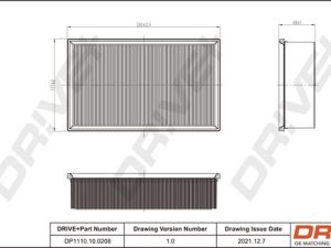 Filtru aer DRIVE DP1110.10.0208 – FORD | AutoRival